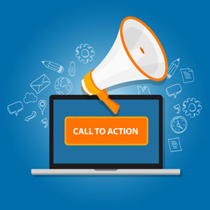 Call to action graphic