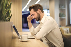 Man Studying A Site