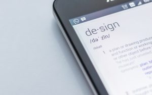 Phone with Design On it